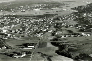 Bilde av Flyfoto av Sandefjord by